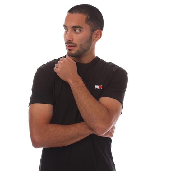 Tommy Jeans - T-Shirt für Herren,Abzeichen (Schwarz) - Image 4