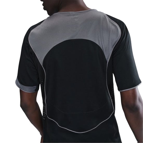 Nike - "T90" T-Shirt für Herren, kurzärmlig (Schwarz/Grau) - Image 2