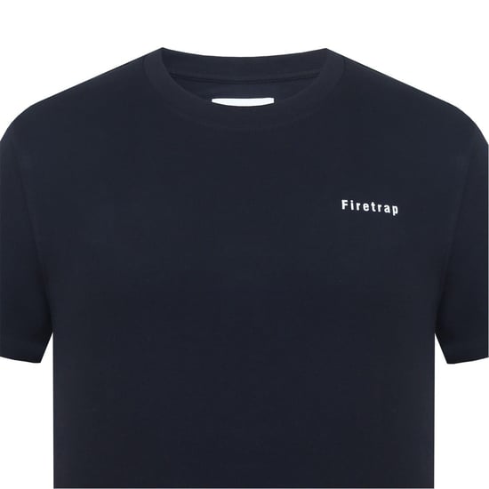 Firetrap - T-Shirt für Herren, Baumwolle (Schwarz) - Image 3