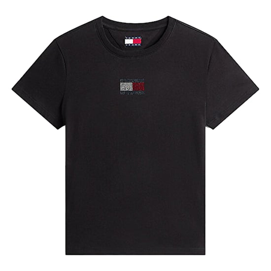 Tommy Jeans - T-Shirt für Damen, Logo, Regulär (Schwarz) - Image 2