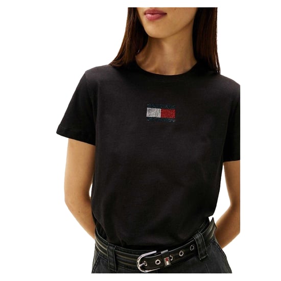 Tommy Jeans - T-Shirt für Damen, Logo, Regulär (Schwarz) - Image 4