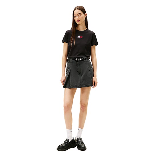 Tommy Jeans - T-Shirt für Damen, Logo, Regulär (Schwarz) - Image 5