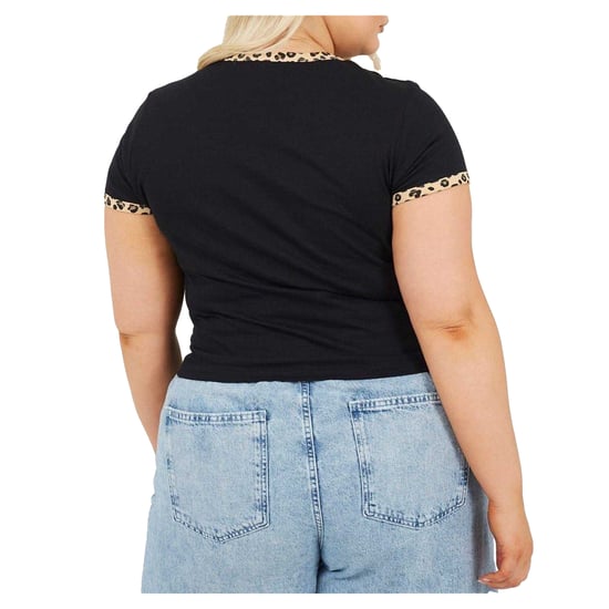 Brave Soul - T-Shirt für Damen, Plus (Schwarz/Leopard) - Image 3
