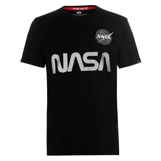 Alpha Industries - T-Shirt für Herren, Reflektierend (Schwarz) - Image 1