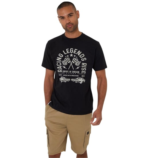 Threadbare - "Neilson" T-Shirt für Herren/Damen Unisex, Regulär (Schwarz) - Image 2
