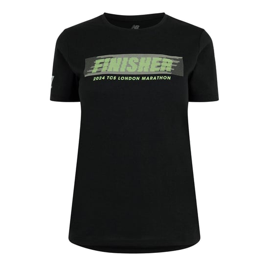 New Balance - "Finisher" T-Shirt für Damen (Schwarz/Grün) - Image 1