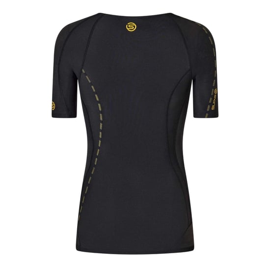 Skins - Kompressions-Shirt für Herren, kurzärmlig (Schwarz) - Image 2