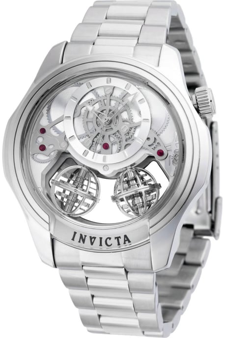 Invicta Specialty 50123 Herrenuhr - Quarzwerk - Edelstahl mit silbernem Zifferblatt - 46 mm - Image 1