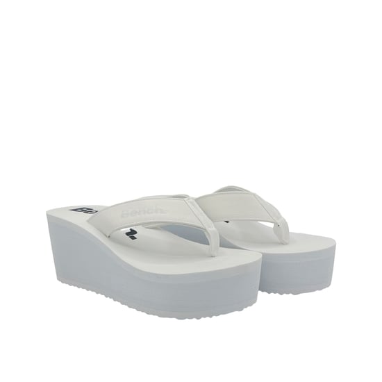 Bench Vacay Women's White Flip Flops - Image 1