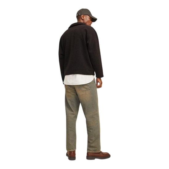 Jack And Jones - Sweatshirt für Herren, Teddy-Stoff, Langärmlig (Schokolade) - Image 3
