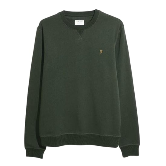 Farah - Sweatshirt für Herren, Rundhalsausschnitt, Bio-Baumwolle (Immergrün) - Image 1