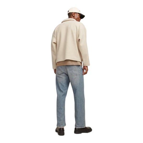 Jack And Jones - Sweatshirt für Herren, Teddy-Stoff, Langärmlig (Haferflocken) - Image 2