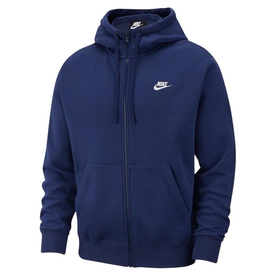 Nike - "Sportswear Club" Hoodie mit durchgehendem Reißverschluss für Herren (Marine) - Image 2