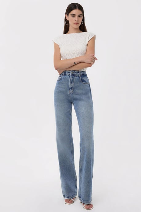 Offene Rücken-Spitzen-Bluse - Image 4