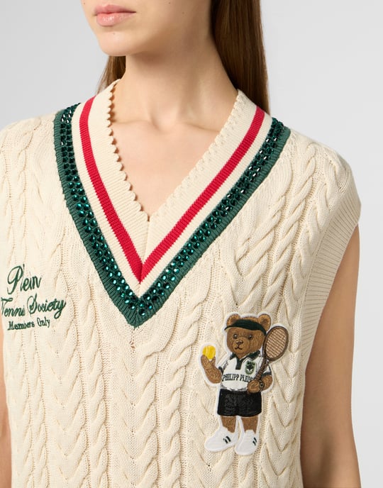 V-Neck Gilet Tennis Club - Image 3