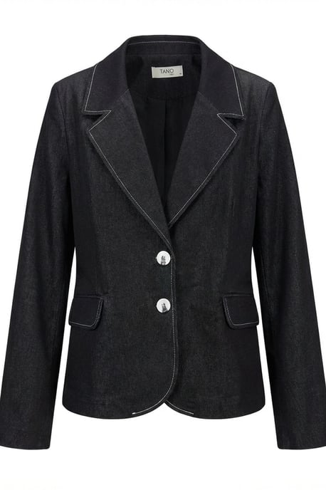 Damen Baumwoll-Lycra Popeline Blazerjacke - Image 6