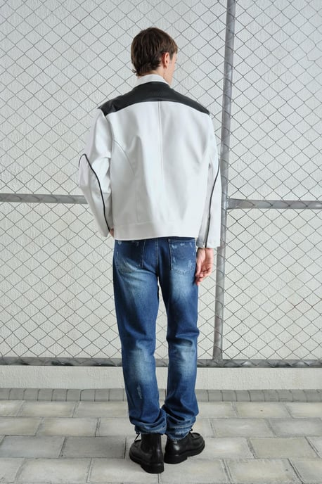 Vollzipper Bikerjacke - Image 3