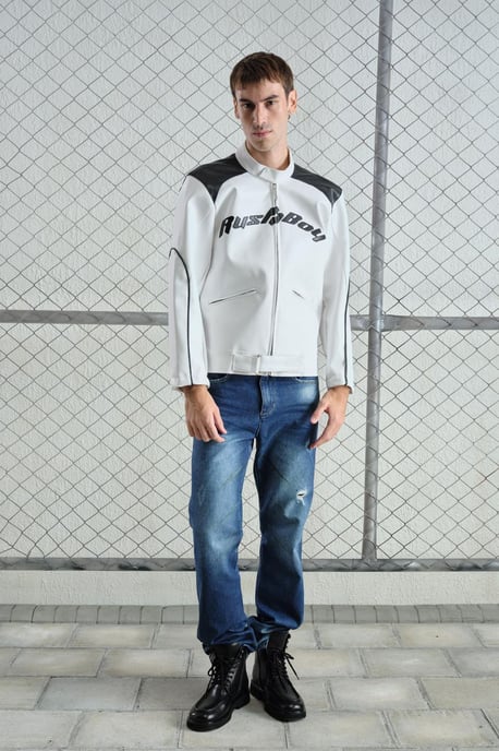 Vollzipper Bikerjacke - Image 5