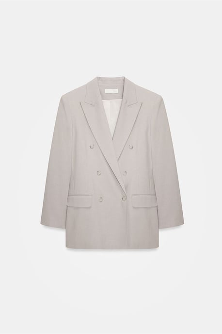 Langes Crepe-Blazer-Jackett - Image 5