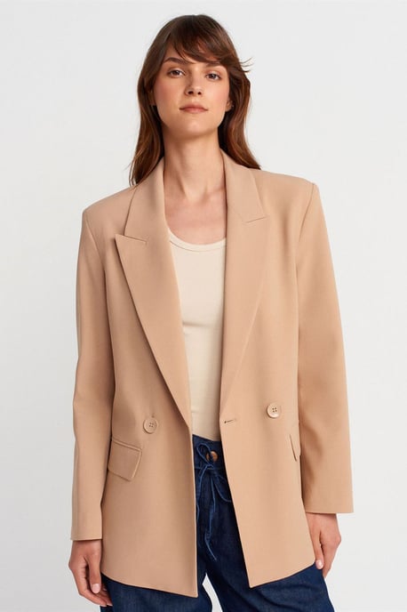 Langes Crepe-Blazer-Jacket - Image 1