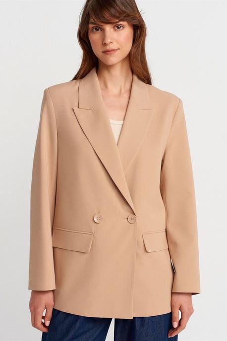 Langes Crepe-Blazer-Jacket - Image 3
