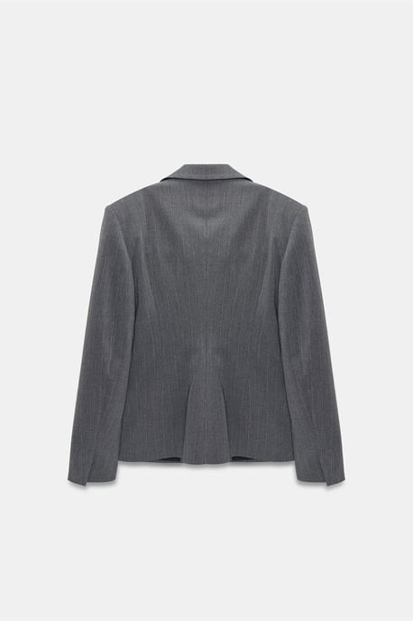 Taillierter Crepe-Blazer mit Schalkragen - Image 6
