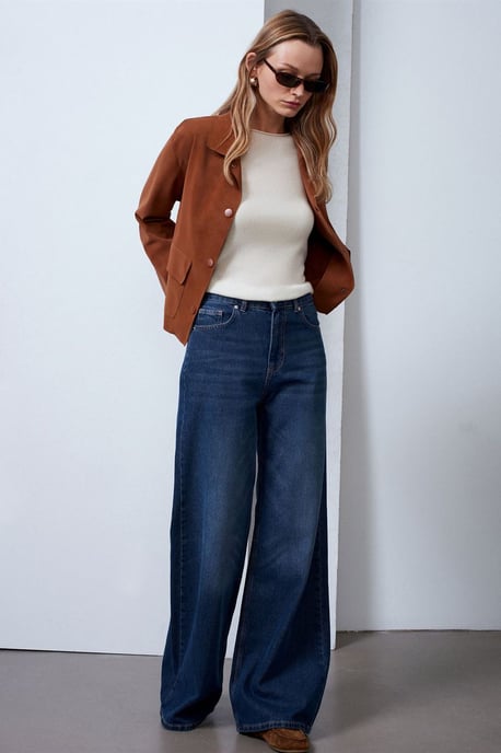 Damen-Crop-Jacke aus Kunstwildleder - Image 4