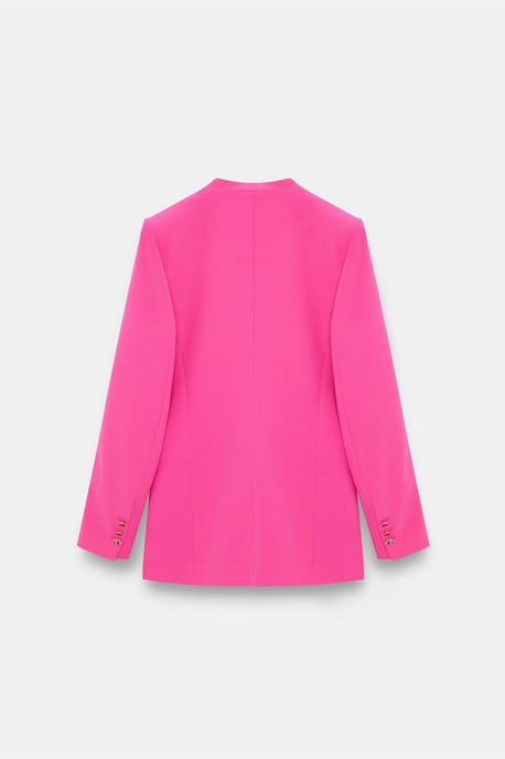 Damen Slim Fit Krepp Blazerjacke - Image 6