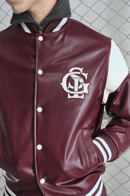 Kunstleder Jacke im entspannten Schnitt mit Stickerei - Image 6
