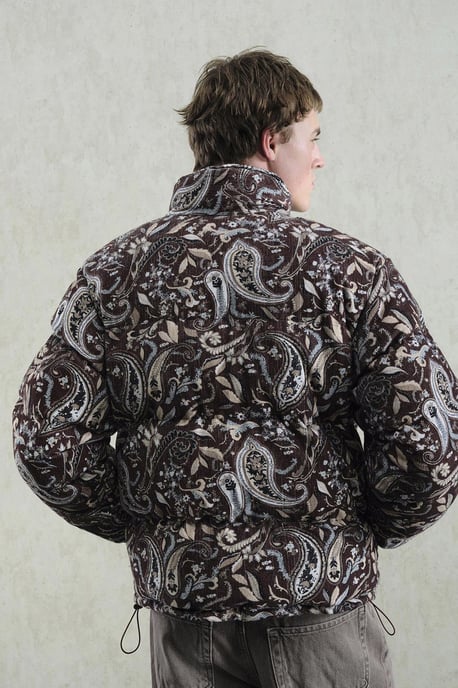 Mustered Daunenjacke mit Reißverschlusskragen - Image 4