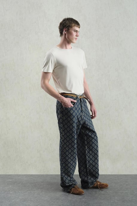 Baggy Fit Bedruckte Denim-Jeans - Image 2