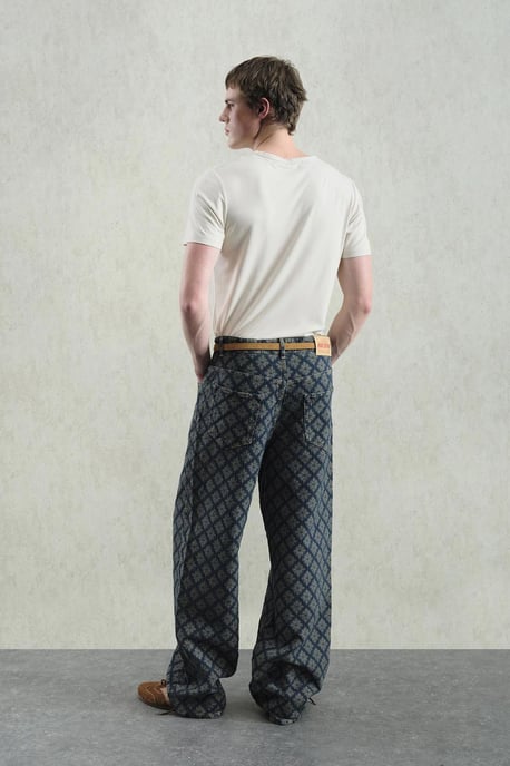 Baggy Fit Bedruckte Denim-Jeans - Image 3