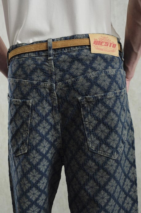 Baggy Fit Bedruckte Denim-Jeans - Image 5