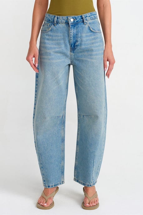 Hochtaillierte Ballonbeine Jeans - Image 3