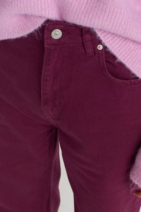 Hochtaillierte weit geschnittene Baumwoll-Jeans - Image 3