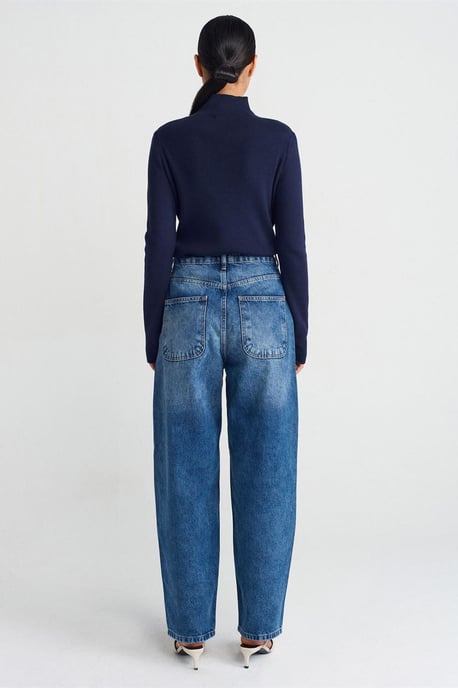Hochtaillierte Ballon-Weite Jeans - Image 2