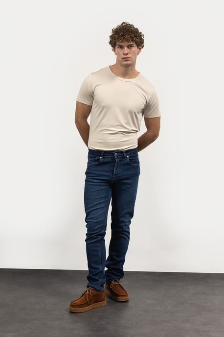 Slim Fit Mid Waist Jeans - Image 1