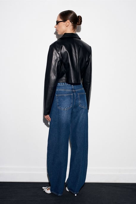 Damen Low-Waist Weitbein Jeans - Image 2