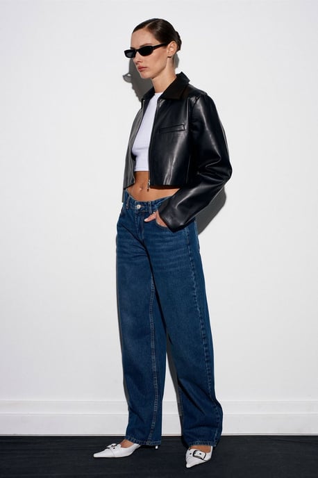 Damen Low-Waist Weitbein Jeans - Image 3