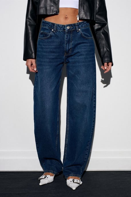 Damen Low-Waist Weitbein Jeans - Image 5