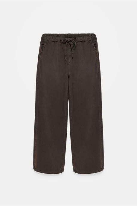 Hochtaillierte weite Denim-Jeans - Image 5