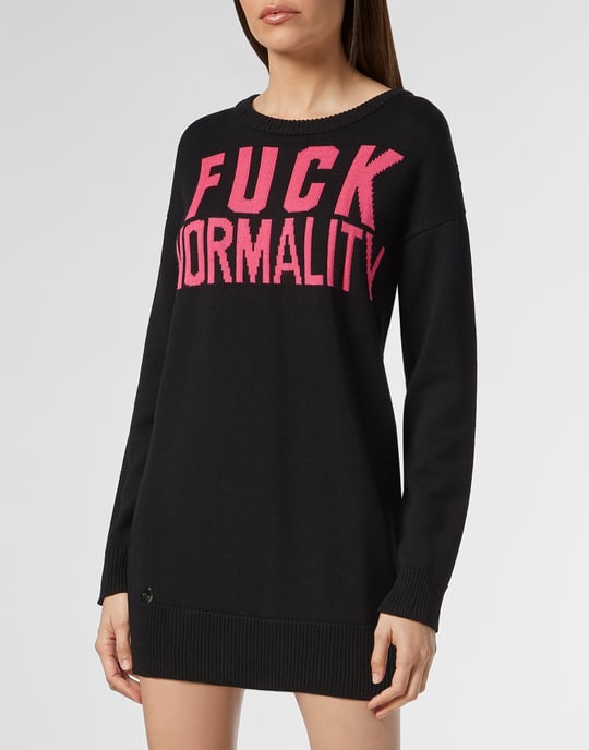 Pullover Round Neck Ls Statement - Image 2