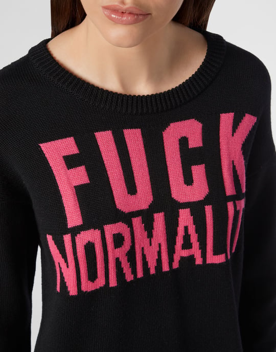 Pullover Round Neck Ls Statement - Image 3