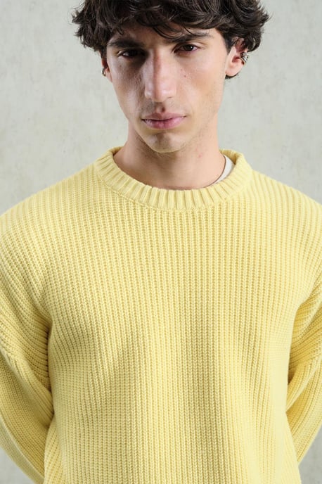 Dicker Rippstrick-Pullover mit Rundhalsausschnitt - Image 2