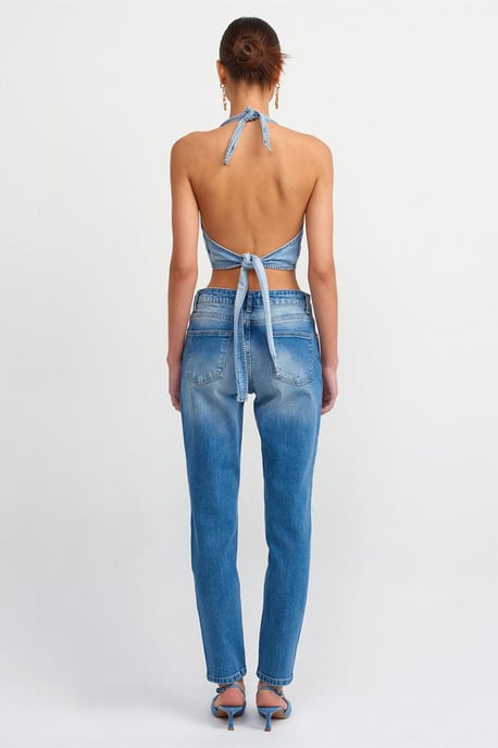Niedrig geschnittene Gerade Jeans - Image 2