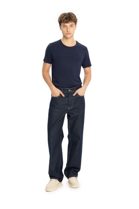 Gerade geschnittene Denim-Jeans - Image 2