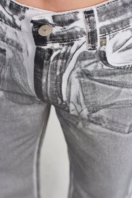 HochTaillierte Gerade Jeans - Image 4