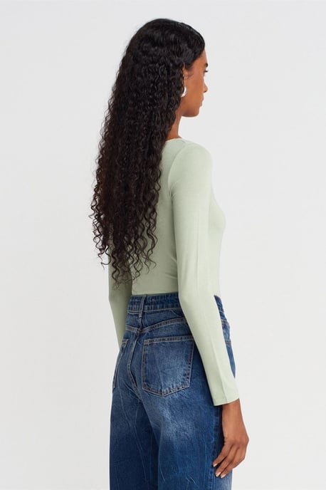 Damen High-Waist Gerade Jeans - Image 2