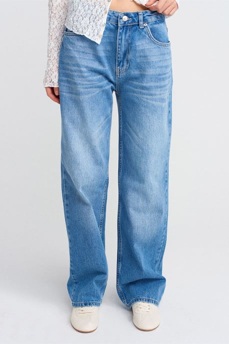 Hochwasser Gerade Jeans aus Baumwoll-Denim - Image 3