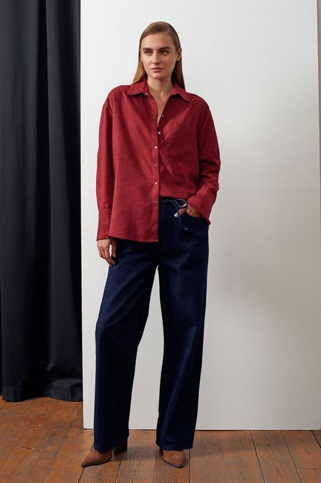 Damen Mid-Waist Straight-Leg Jeans - Image 2